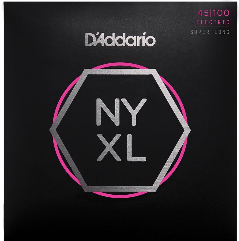 D'Addario NYXL45100SL Strängset Elbas NYXL Nickel Wound 045-100 Super Long