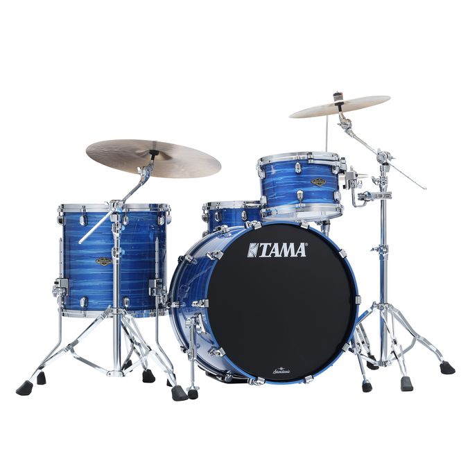 Hovedbilde Tama WBS32RZS-LOR SC Walnut/Birch 3-shellkit (12,16,22), Laqcuer Ocean Blue Ripple
