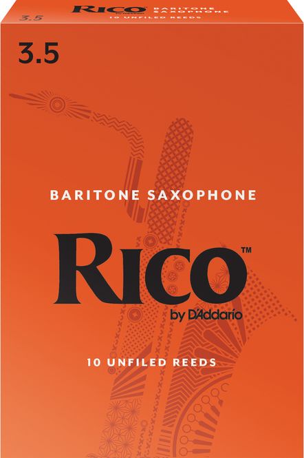 Hovedbilde D'Addario RLA1035 Rörblad Rico Baritone-sax 10-p. ...