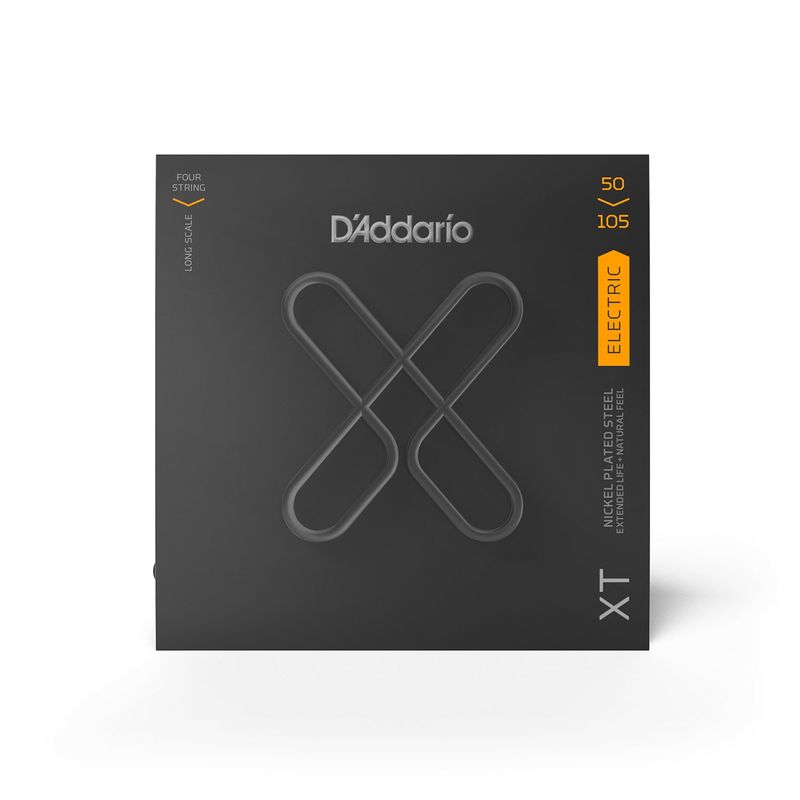 D'Addario XTB50105 Strängset Elbas XT Coated 050-105 Long scale
