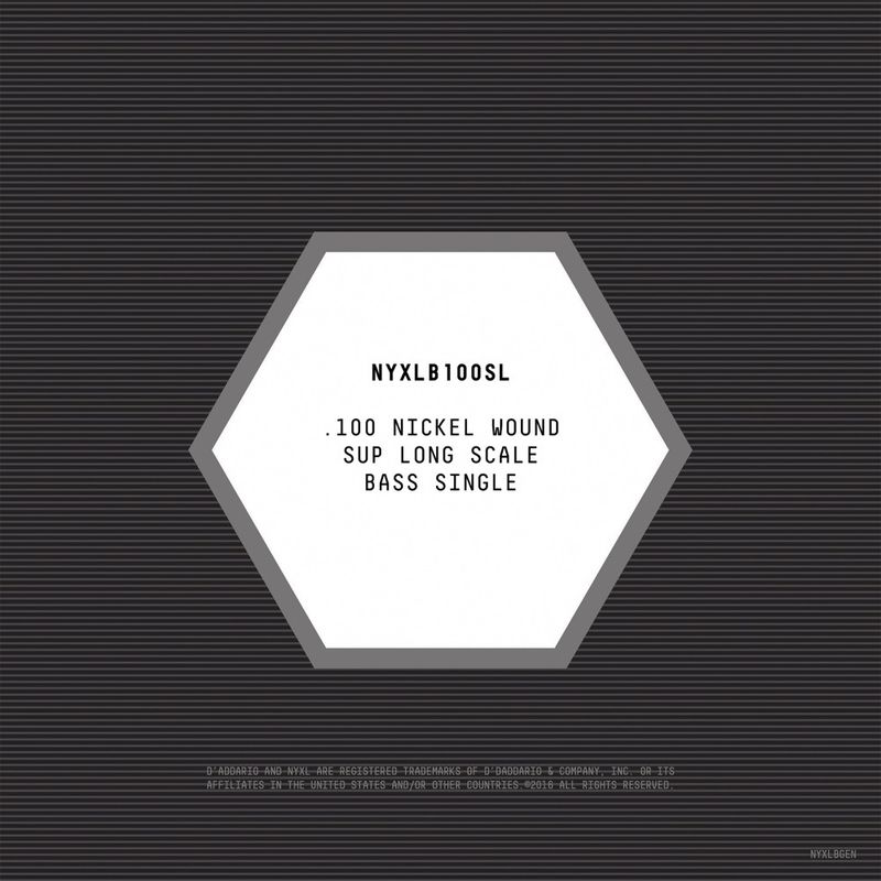 D'Addario NYXLB100SL Bassträng NYXL Nickel Wound 100 Super Long Scale