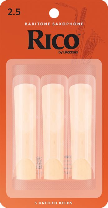Hovedbilde D'Addario RLA0325 Rörblad Rico Baritone-sax 3-p. 2.5