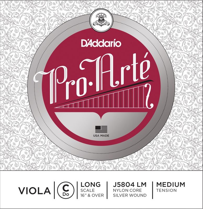 Daddario Orchestral J5804 LM Pro Arte Viola C Long /Medium Tension
