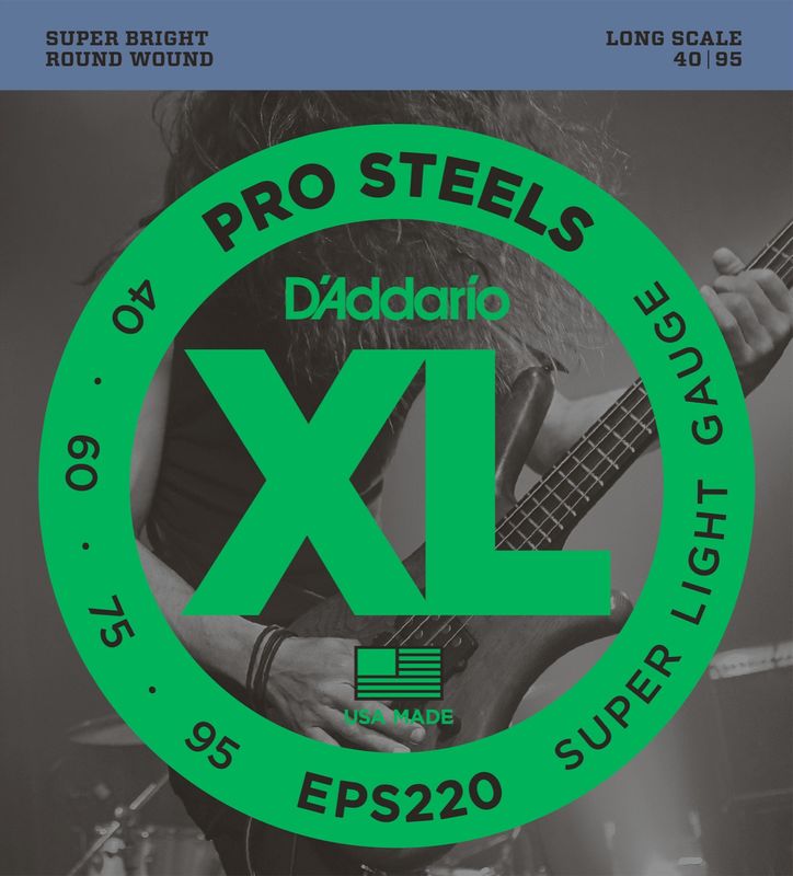 D'Addario EPS220 Strängset Elbas ProSteels 040-095