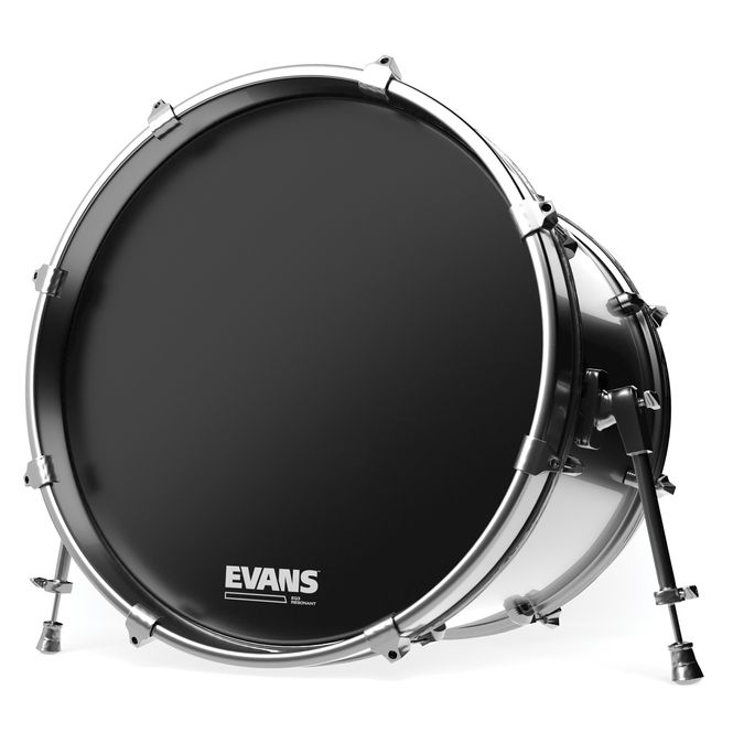 Hovedbilde Evans BD22RBG 22'' Bastrumskinn Resonant Black