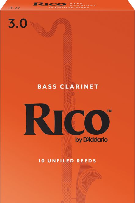 Hovedbilde D'Addario REA1030 Rörblad Rico Bas-Klarinett 10-p. 3