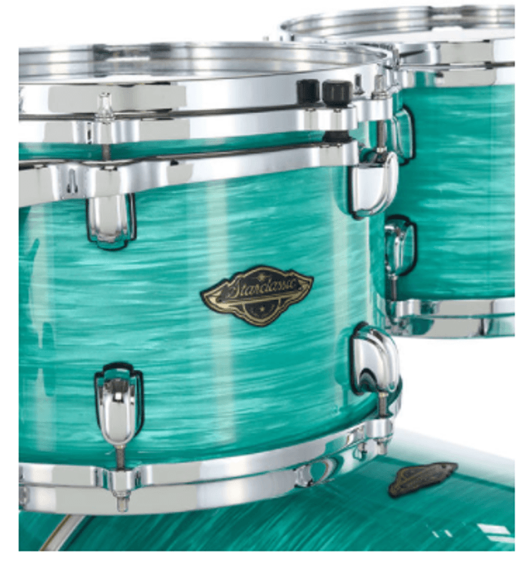 Tama WBR52RZS-SGS SC Walnut/Birch 5-shellkit (10,12,14,16,22), Surf Green Silk