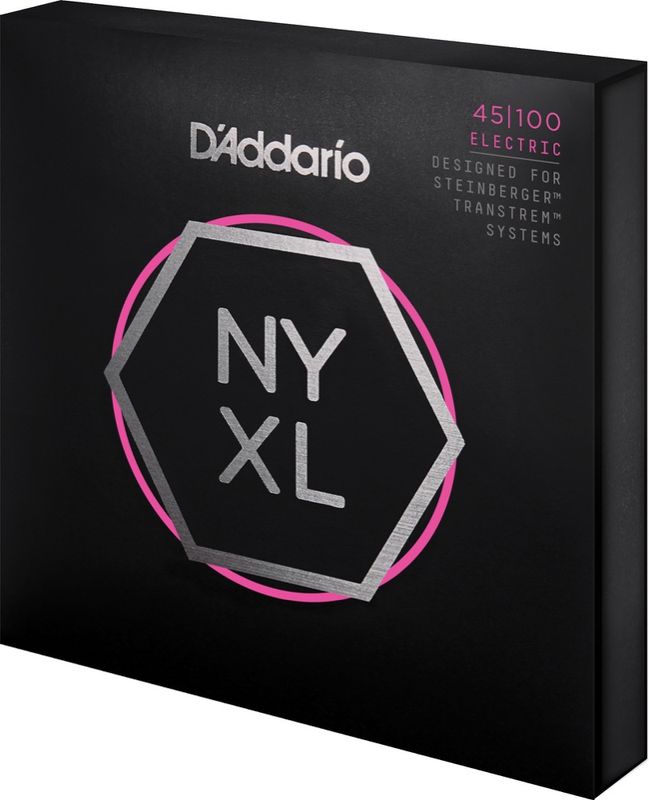 D'Addario NYXLS45100 Strängset NYXL Elbas Double Ball/Steinberger 045-100