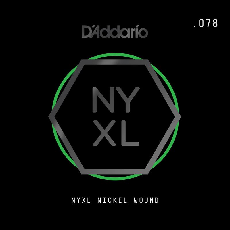 D'Addario NYNW078 Gitarsträng NYXL Nickel Wound 078