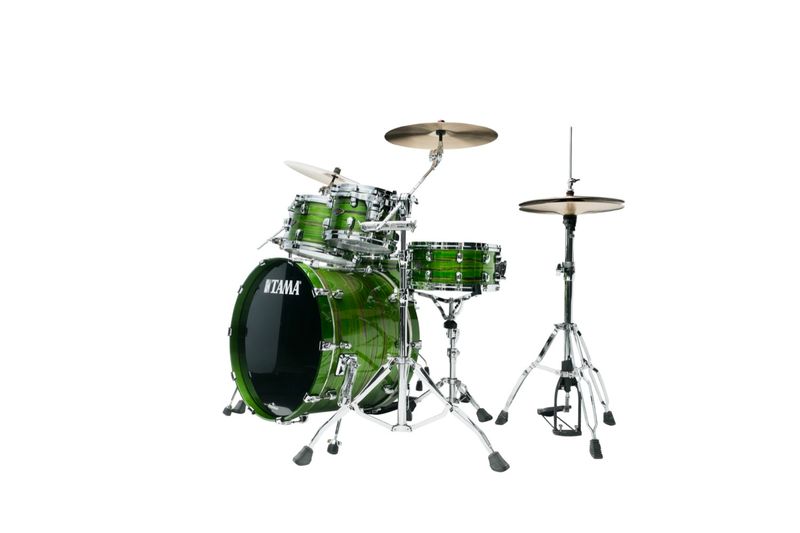 Tama WBS52RZS-LSO SC Walnut/Birch 5-shellkit (10,12,14,16,22), Lacquer Shamrock Oyster