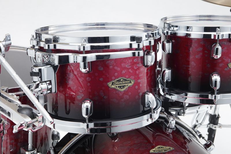 Tama WBS52RZS-MDR SC Walnut/Birch 5-shellkit (10,12,14,16,22),Molten Dark Raspberry Fade