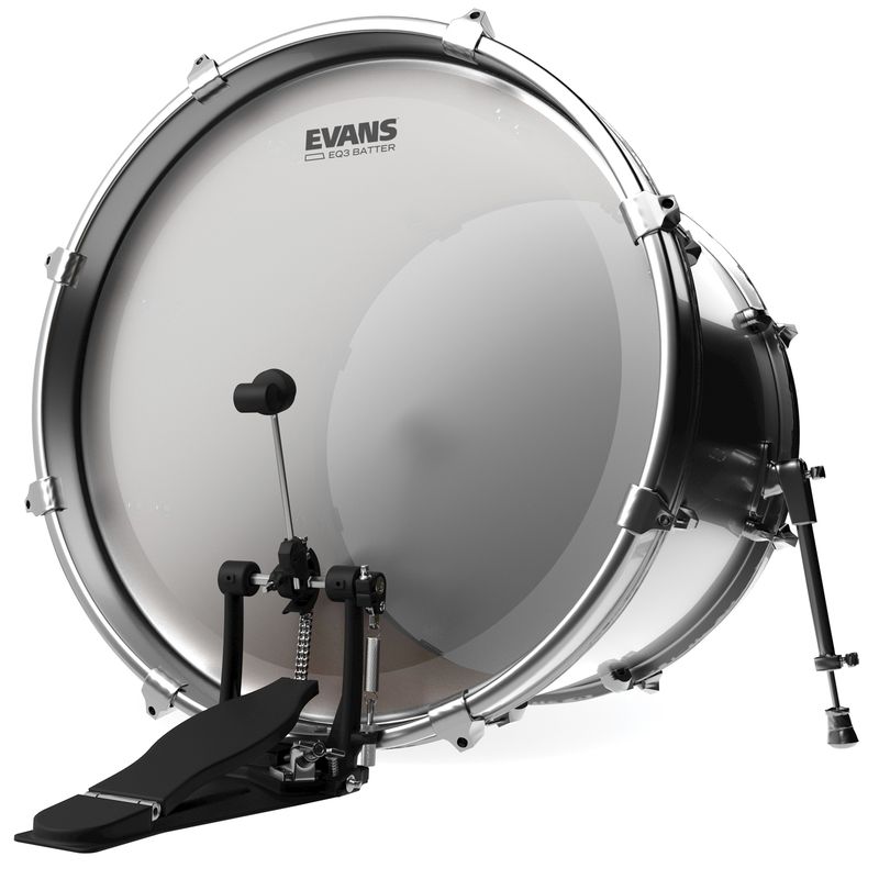 Evans BD26GB3C 26'' Bastrumskinn EQ3 Batter Coated