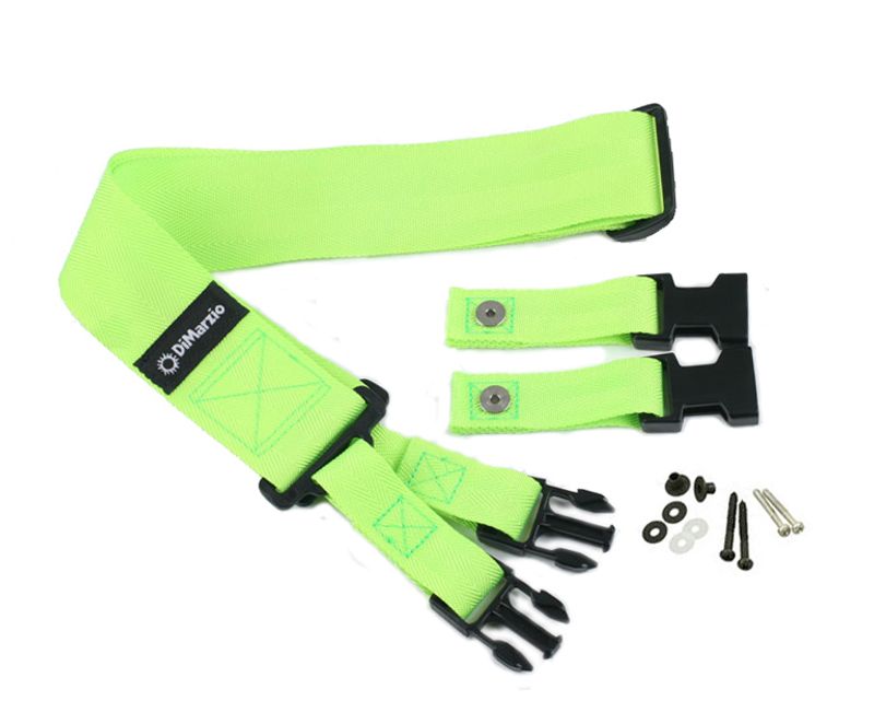 Dimarzio DD2200GN 2'' ClipLock Strap Neon Green