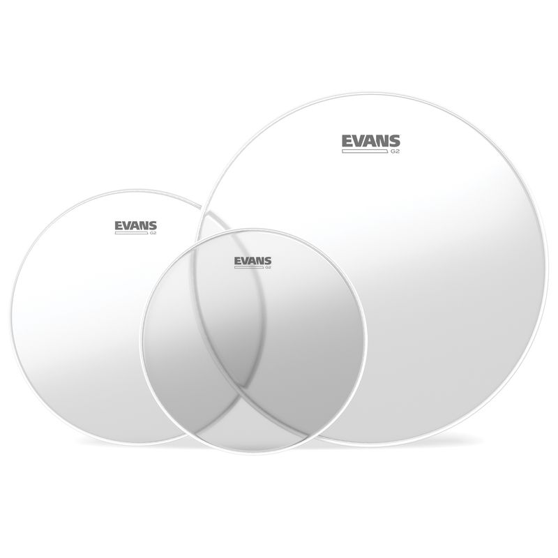 Evans ETP-G2CLR-F Tom Pack Genera G2Clear Fusion 10'', 12'', 14''