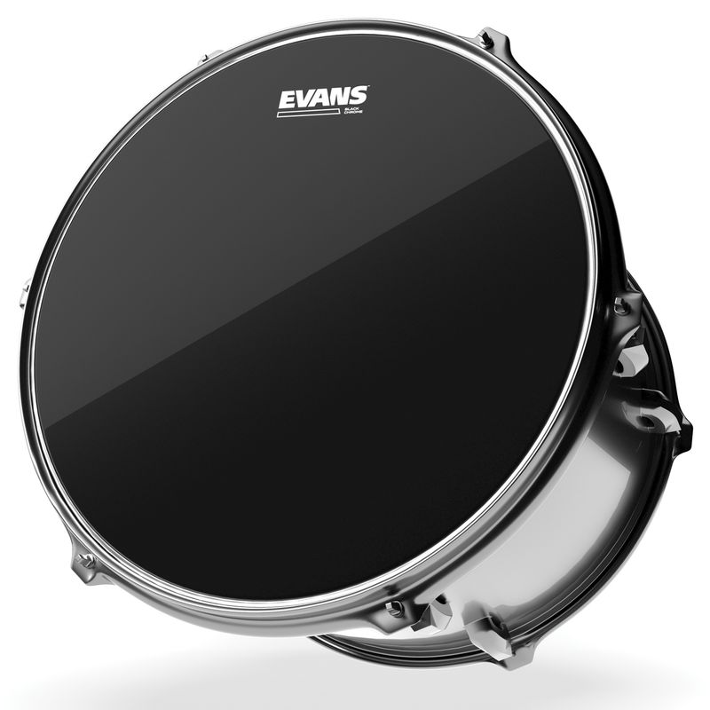 Evans TT06CHR 6'' Pukskinn Black Chrome Clear