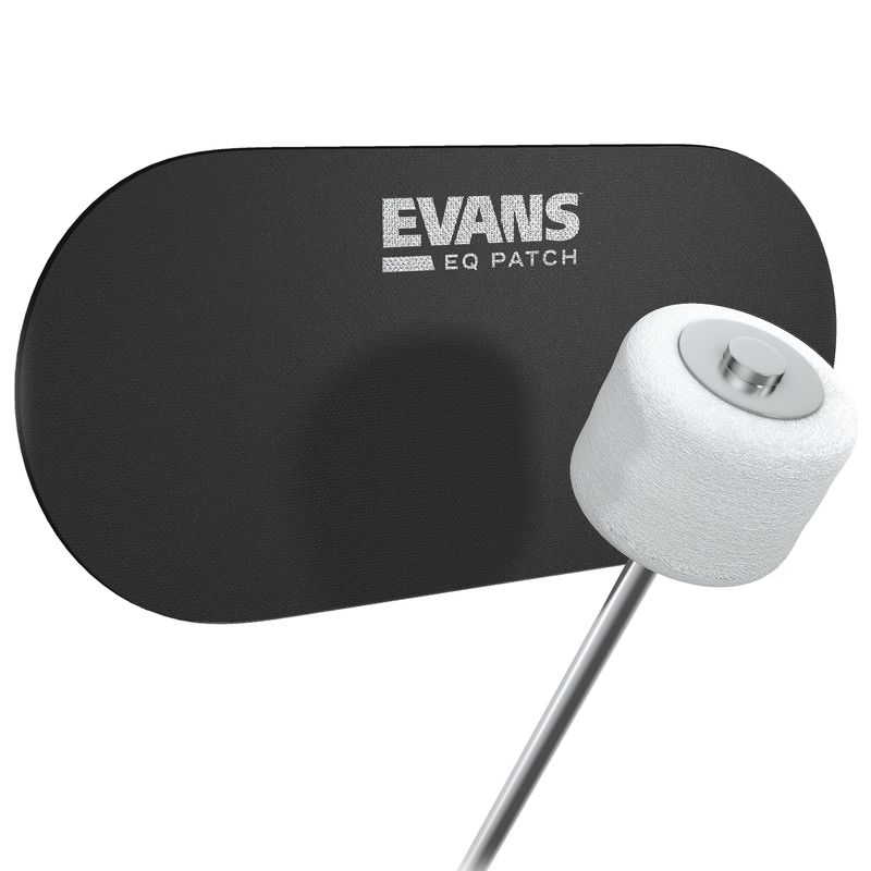 Evans EQPB2 Double Bass Drum Patch, Black
