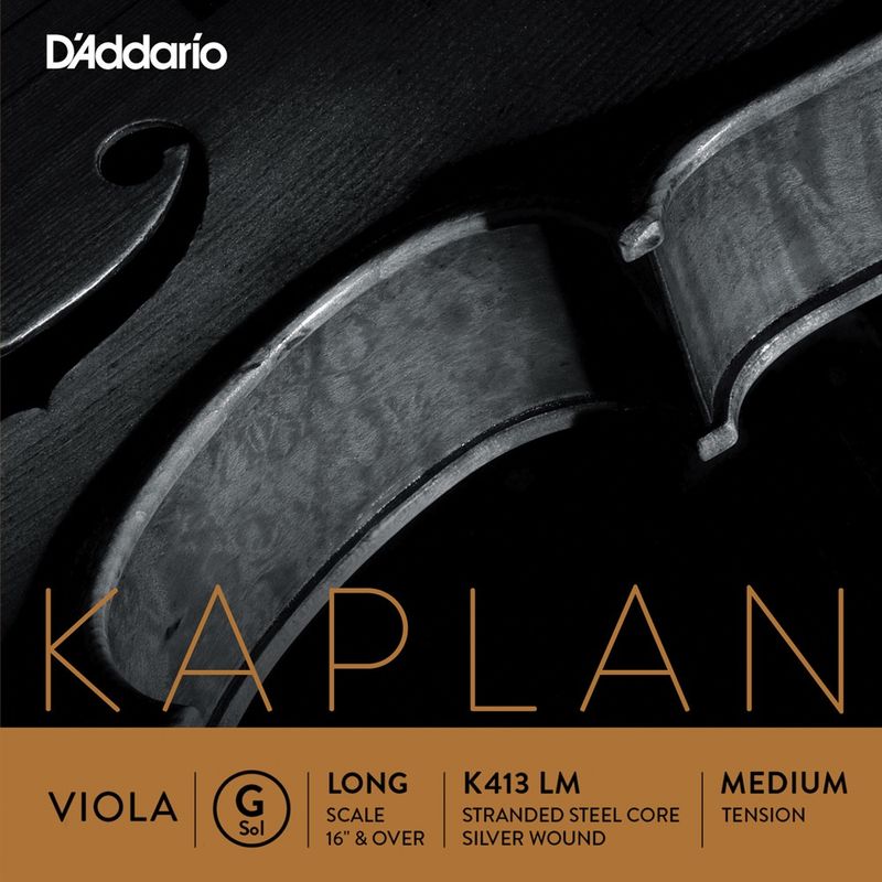 Daddario Orchestral K413 LM Kaplan Forza Viola G Long /Medium Tension