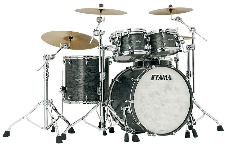 Tama TW42RZS-ASCS Star Walnut 4-set shellkit (10,12,16,22), Satin Charcoal Sen