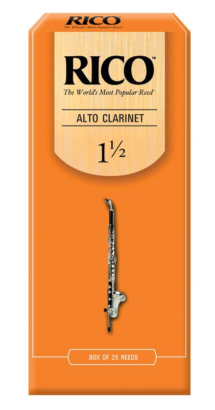 D'Addario RDA2515 Rörblad Rico Alt-klarinett 25-p. 1.5
