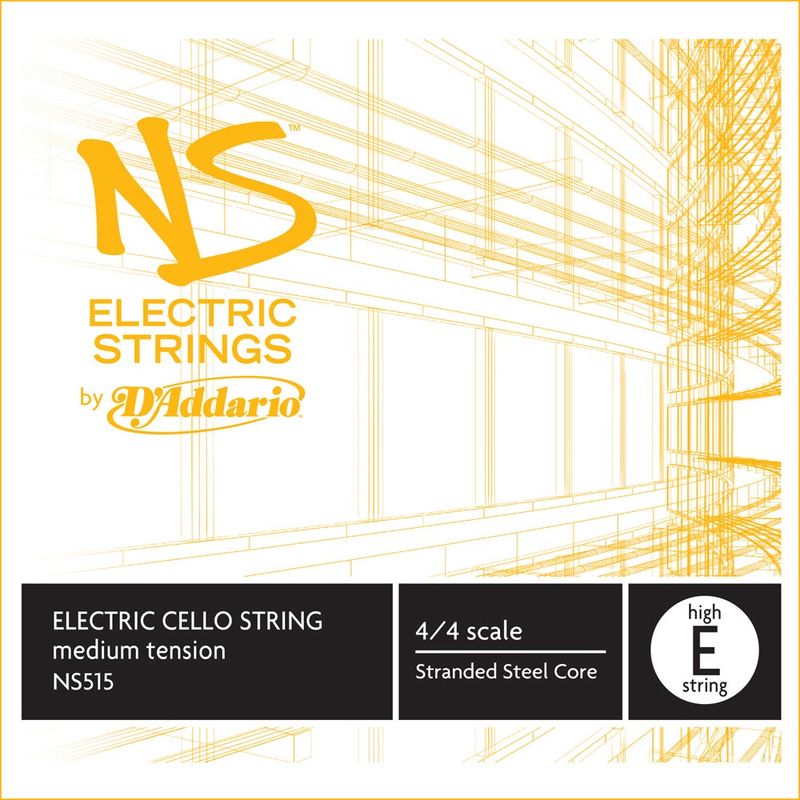 Daddario Orchestral NS515 NS Electric Cello HIGH E 4/4 /Medium Tension