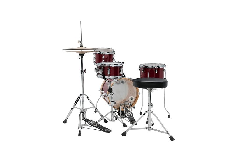 Tama LJK44H4-CPM Club Jam-Kit, 4-del.med stativ, Candy Apple Mist