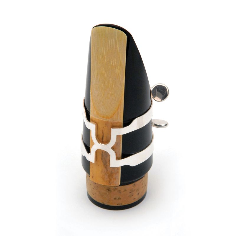 D'Addario HBC1S H-Ligature+kapsel Bas-klarinett Silver