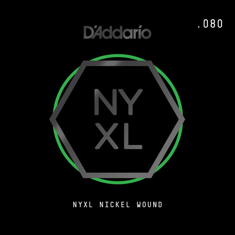 D'Addario NYNW080 Gitarsträng NYXL Nickel Wound 080