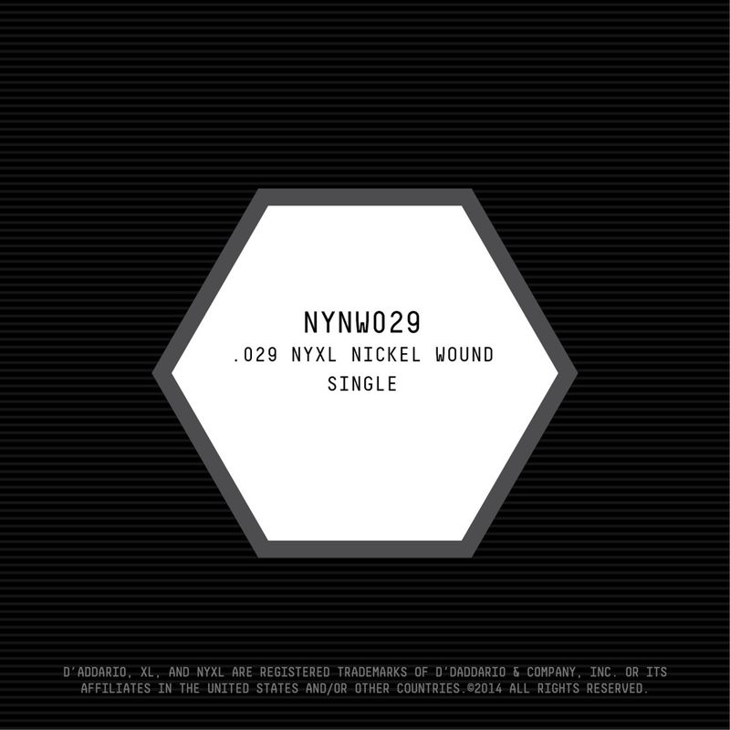 D'Addario NYNW029 Gitarsträng NYXL Nickel Wound 029