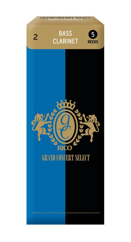 D'Addario RGB05SCL200 Rörblad Grand Consert Select Bas-Klarinett 5-p. 2