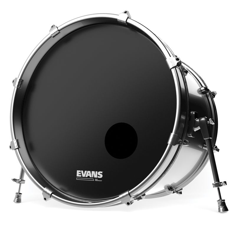 Evans BD18RONX 18'' Bastrumskinn ONYX Resonant BK