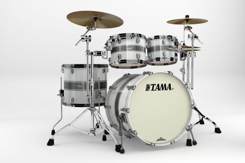 Tama MA42TZBNS-SSR SC Maple 4-shellkit (10,12,16,22),Silv.Snow Rc.Stripe