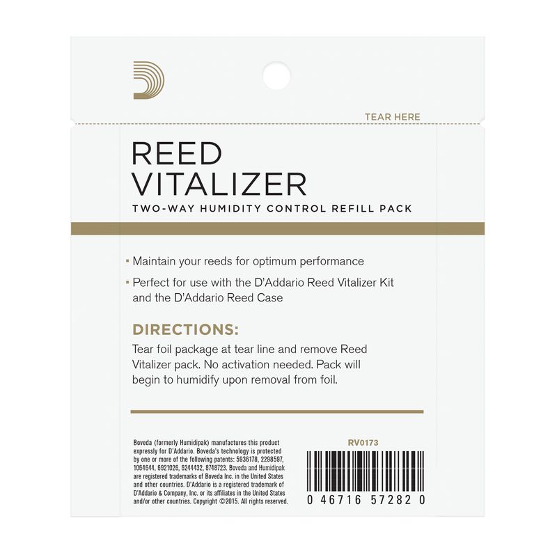 D'Addario RV0173 Vitalizer Refill 72% fuktighet