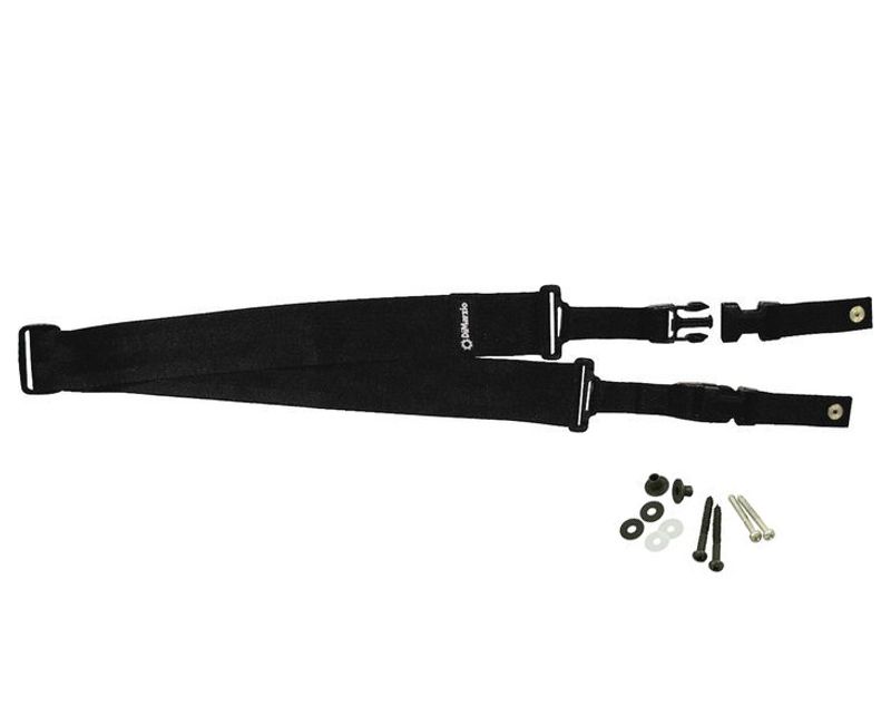 Dimarzio DD2200CBK 2'' ClipLock Strap Cotton Black