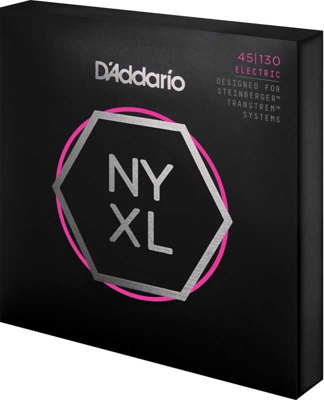 D'Addario NYXLS45130 Strängset NYXL Elbas Double Ball/Steinberger 045-130