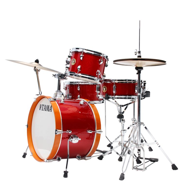 Tama LJK48H4-CPM Club Jam-Kit, 4-del.med stativ, Candy Apple Mist