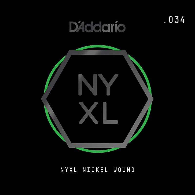 D'Addario NYNW034 Gitarsträng NYXL Nickel Wound 034