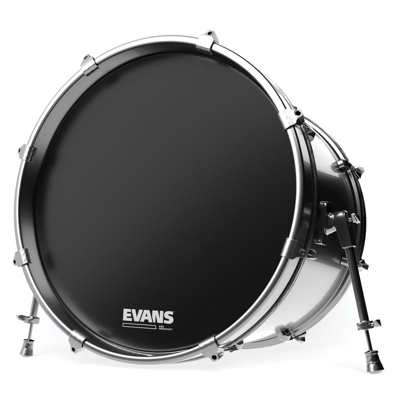 Evans BD20RBG 20'' Bastrumskinn Resonant Black