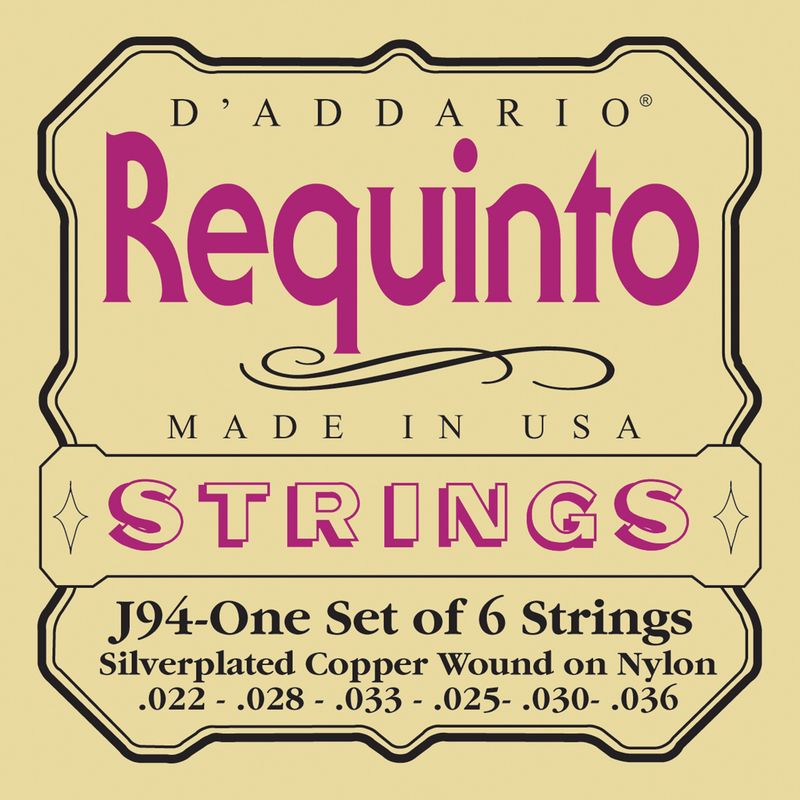 D'Addario J94 Strängset Requinto 022-036