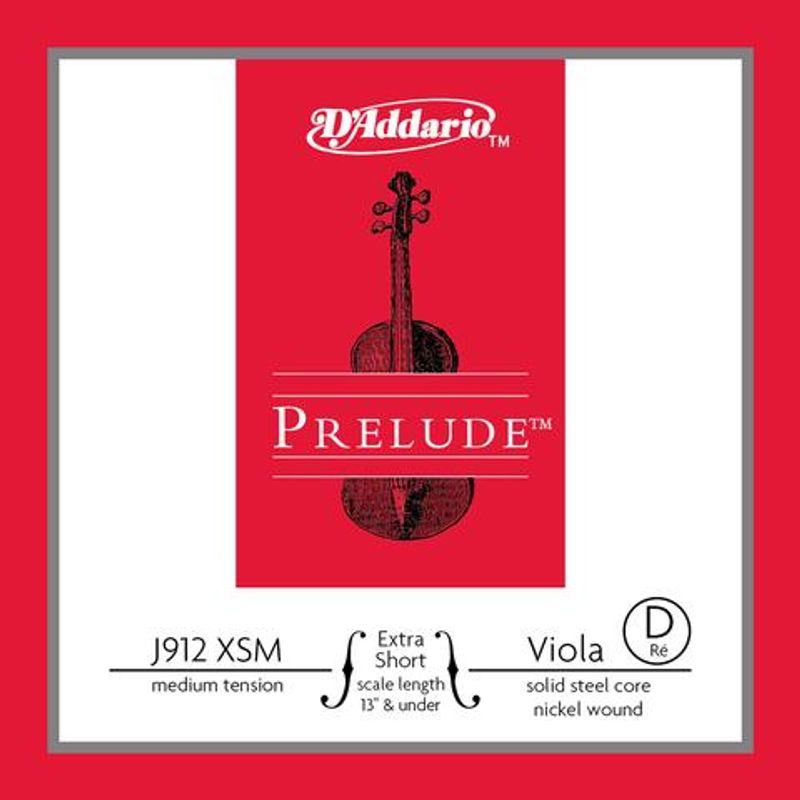 Daddario Orchestral J912 XSM Prelude Viola D X-Short /Medium Tension