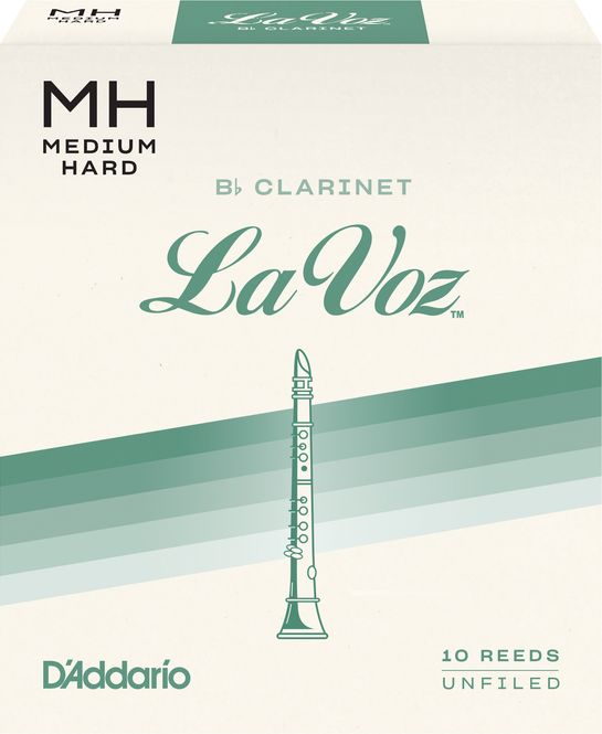 Hovedbilde D'Addario RCC10MH Rörblad La Voz Bb-Klarinett ...