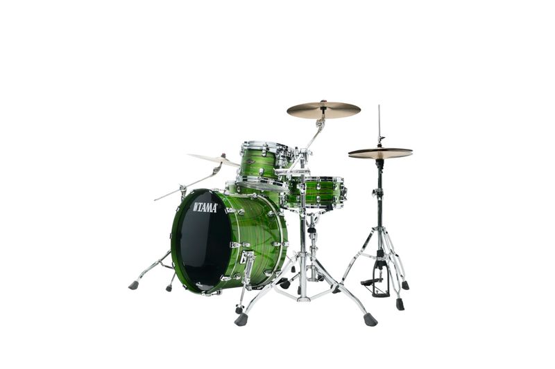 Tama WBS32RZS-LSO SC Walnut/Birch 3-shellkit (12,16,22), Lacquer Shamrock Oyster