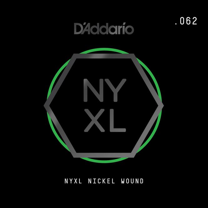 Hovedbilde D'Addario NYNW062 Gitarsträng NYXL Nickel Wound 062