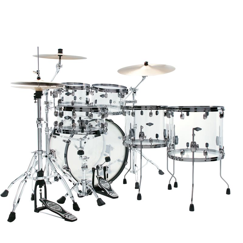 Tama MBA52RZBNS-CI SC Mirage 5-shellkit (10,12,14,16,22), Crystal Ice, 50th LTD