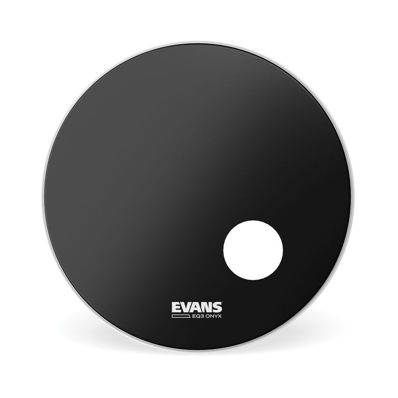 Evans BD18RONX 18'' Bastrumskinn ONYX Resonant BK