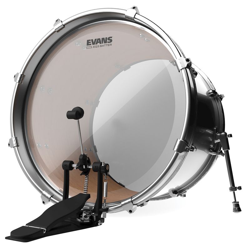 Evans BD20GB3 20'' Bastrumskinn EQ3 Batter Clear