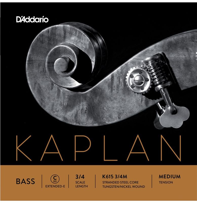 Daddario Orchestral K615 3/4M Kaplan Bas C-Ext. 3/4 /Medium Tension