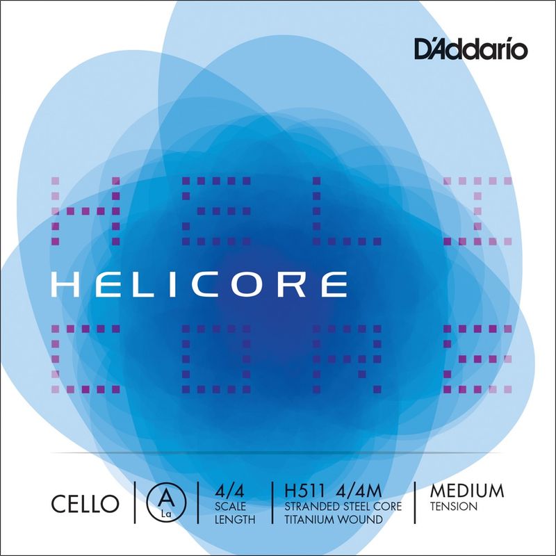 Daddario Orchestral H511 4/4M Helicore Cello A 4/4 /Medium Tension