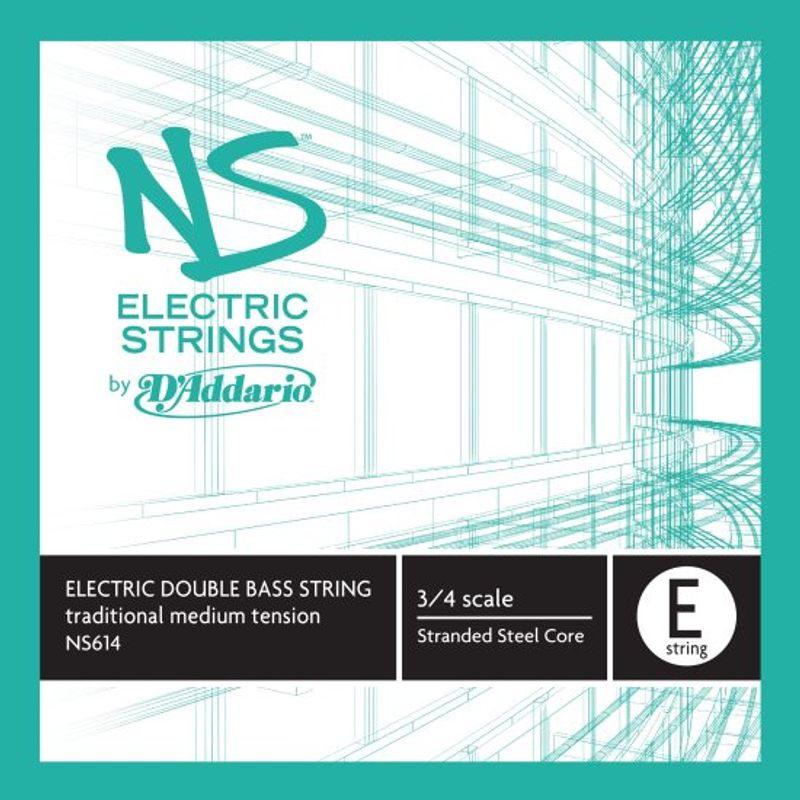 Daddario Orchestral NS614 NS Electric Trad. Bass E 3/4 /Medium Tension