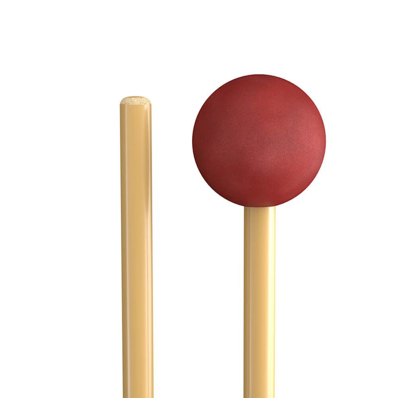 Promark SU2R SPYR Mallet Xylofon, Rubber, Medium, Rattan