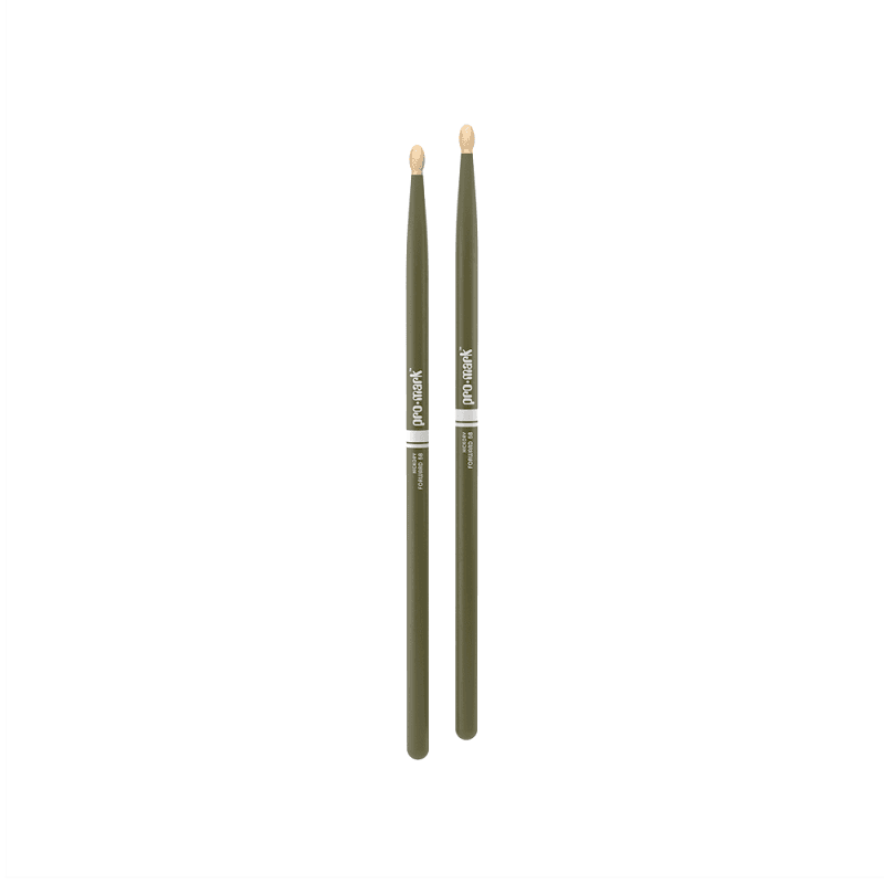 Promark TX5BW-GREEN Classic Painted Forward 5B, Oval tip - Green